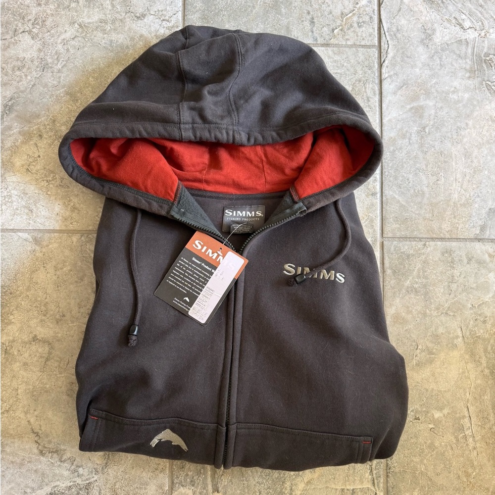 Simms Black and Red Hoodie